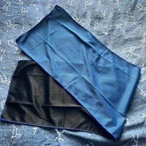 💜 Blue & Black Cooling Gym Towel